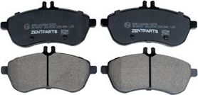 Тормозные колодки Zentparts. Артикул Z07344