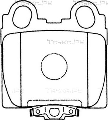 Тормозные колодки FIT задние для Toyota Aristo II 1997-2004. Артикул FP0771