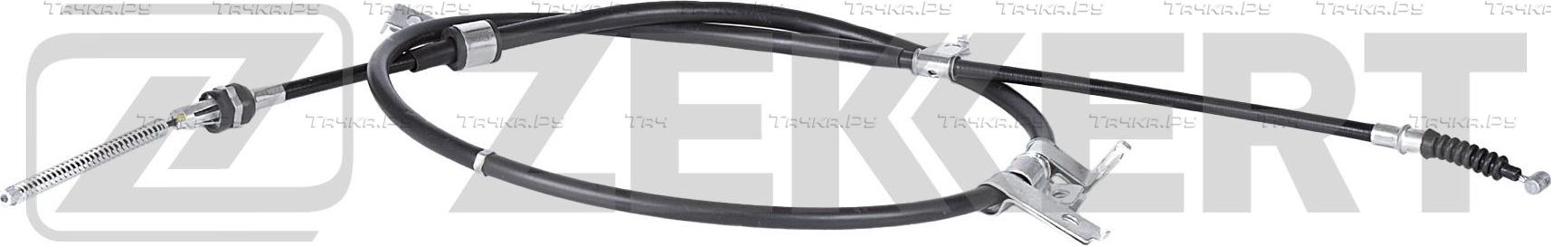 Трос ручника (тросик ручного тормоза) Zekkert. Артикул BZ-1070
