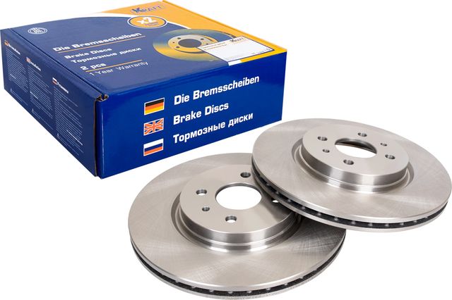 Диск тормозной ВАЗ 1118 R15 перед.вент. (Kraft). Артикул KT016008