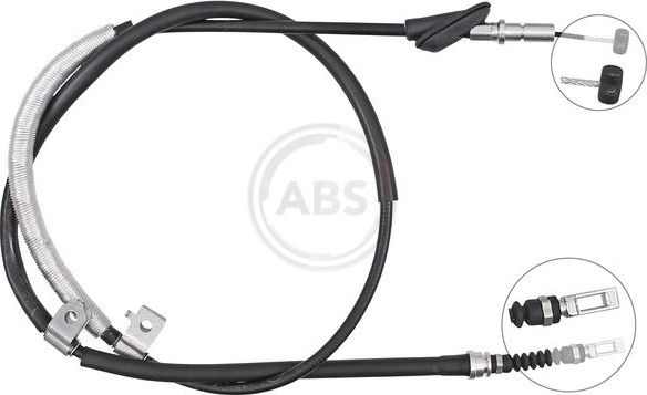 Трос ручника (тросик ручного тормоза) ABS. Артикул K18988
