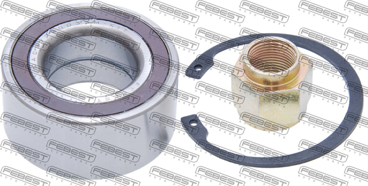 Ступичный подшипник (комплект) Febest. Артикул DAC37720033M-KIT