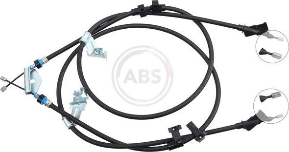 Трос ручника (тросик ручного тормоза) ABS. Артикул K19000