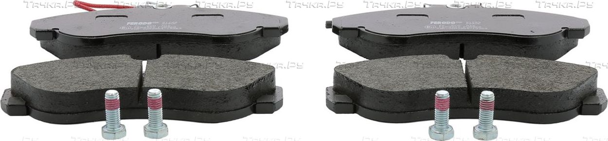 Тормозные колодки Ferodo Premier Eco Friction передние для Citroen Jumper I 1994-2006. Артикул FVR968