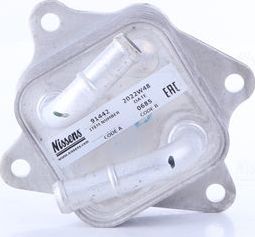 Радиатор масляный (маслоохладитель) для двигателя Nissens (алюминий). Артикул 91442