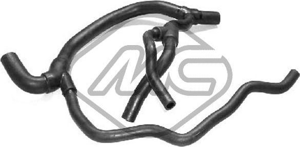 Патрубок радиатора (системы охлаждения) Metalcaucho. Артикул 08724