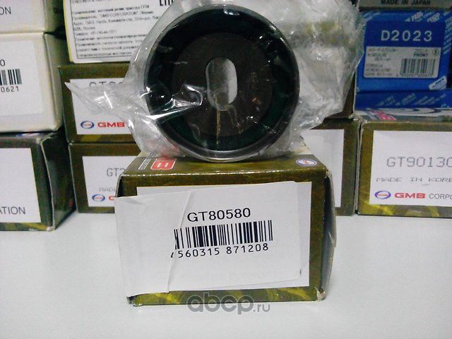 Натяжной ролик (натяжитель) ремня ГРМ GMB. Артикул GT80580