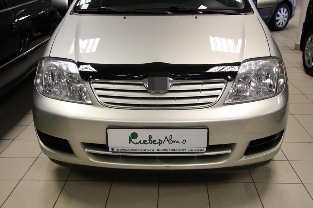 Дефлектор V-Star для капота Toyota Corolla E120 седан , универсал 2001-2006. Артикул H1013