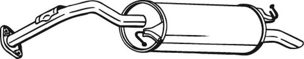 Глушитель (задняя часть) Bosal (Бельгия). Артикул 279-423
