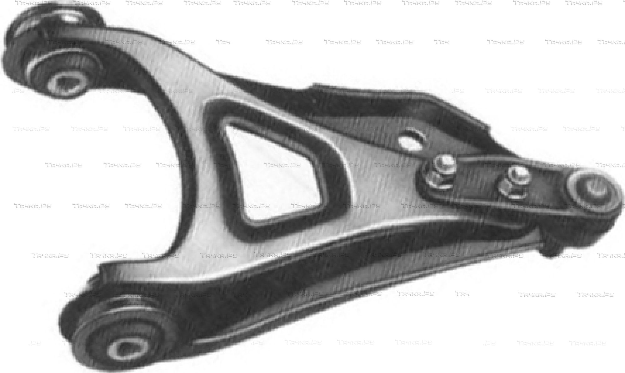Поперечный рычаг передней подвески CTR правый нижний для Nissan Kubistar X76 2003-2026. Артикул CQ0663R