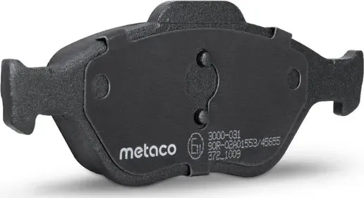 Колодки тормозные FORD/MAZDA FIESTA/FUSION/2 02- передн. (Metaco). Артикул 3000031