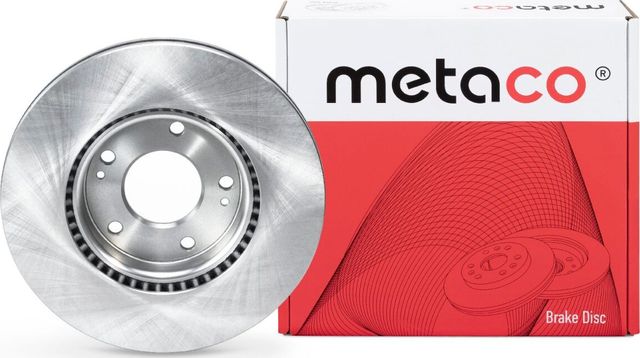 Диск тормозной передний вентилируемый (Metaco). Артикул 3050431