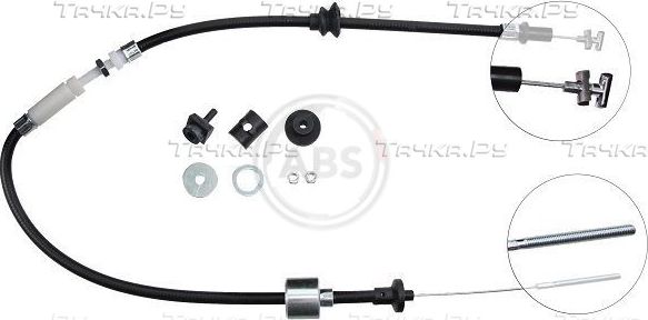 Трос сцепления ABS для SEAT Ibiza II 1999-2002. Артикул K26510