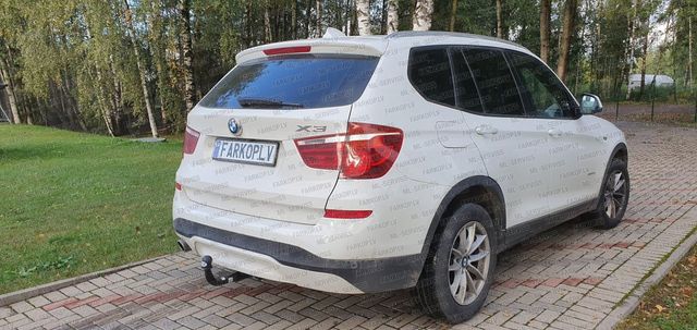 Фаркоп Auto-Hak для BMW X3 F25 рестайлинг (кроме M Pakiet, X3M) 2014-2017. Быстросъемный крюк. Артикул B 16V