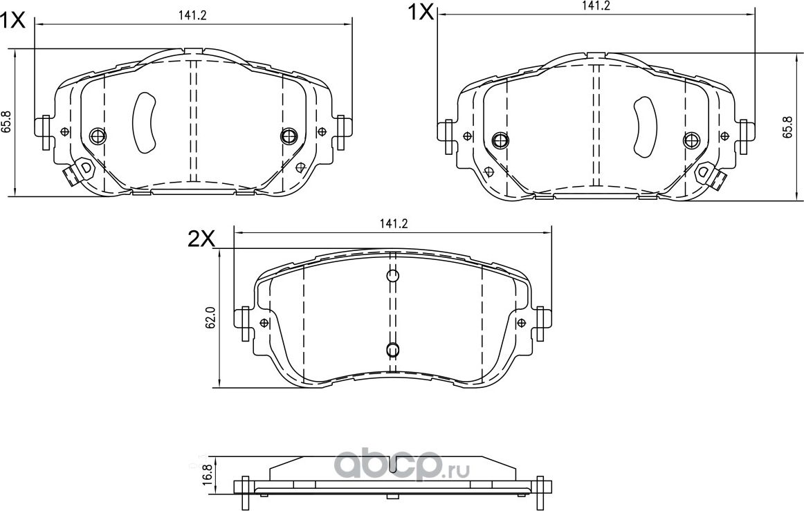 Колодки тормозные HAVAL DARGO 21- перед. (Barnett). Артикул CN014