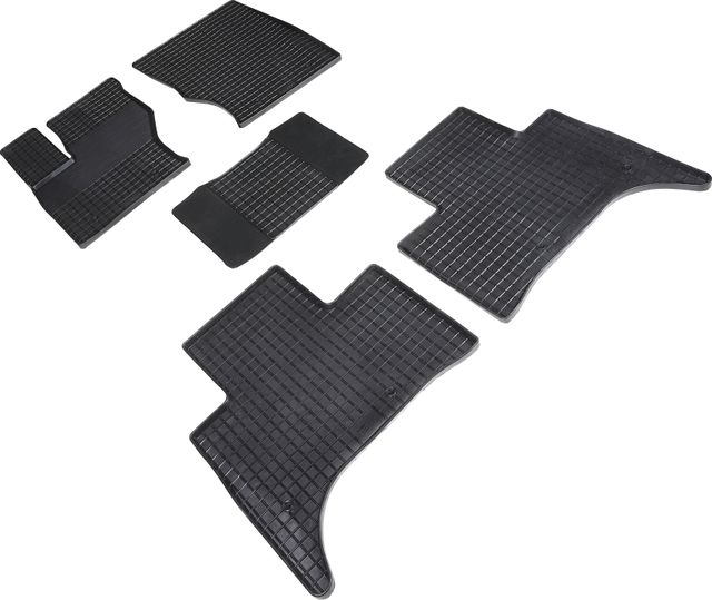 Комплект ковриков Seintex резиновые с узором сетка для салона Land Rover Range Rover Sport II 2017-2021. Артикул 92597