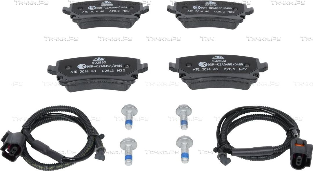 Тормозные колодки ATE задние для Volkswagen Phaeton I 2002-2016. Артикул 13.0460-2890.2