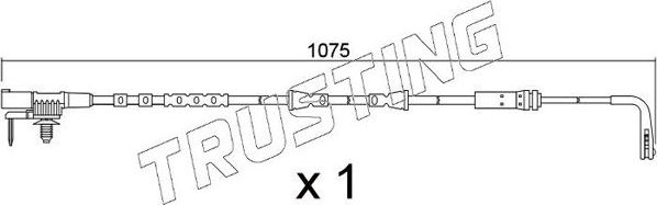 Датчик износа тормозных колодок  Trusting. Артикул SU.390