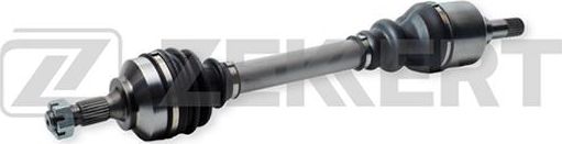 Полуось (привод в сборе, приводной вал) Zekkert передняя левая для Peugeot 307 I 2000-2009. Артикул AW-4773