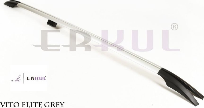 Рейлинги продольные Elit (ориг. дизайн) для Mercedes-Benz Viano W639 длинная база 2003-2014 СЕРЕБРИСТЫЕ. Артикул 22.SKP.01.03.US.G