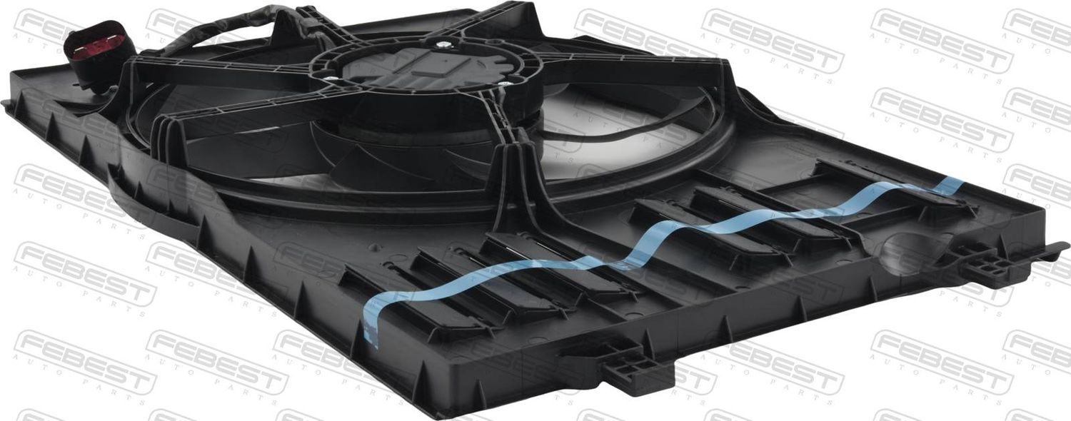 Вентилятор радиатора двигателя (в сборе) Febest. Артикул 23650-004
