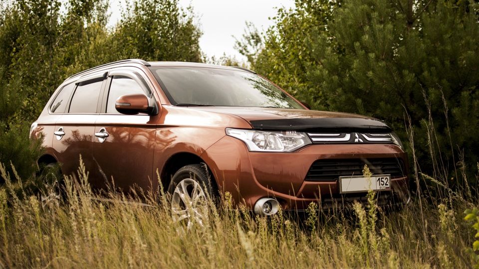 Дефлекторы SIM для окон Mitsubishi Outlander III 2012-2026. Артикул SMIOUT1232