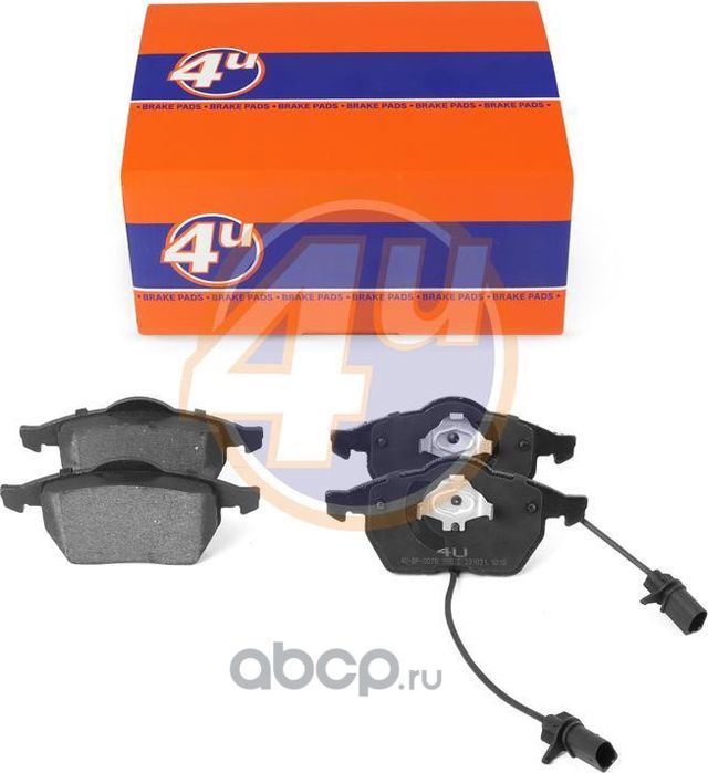 КОЛОДКИ ПЕР AUDI A6 C5 (4B2), A4 B5 AVANT (8D5), A4 B6 (8E2),A6 C6 (4F2) (4U). Артикул 4UBP0078