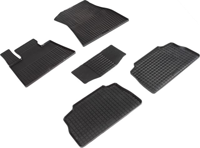 Коврики резиновые Seintex с узором сетка для салона BMW X6 G06 2019-2026. Артикул 94961