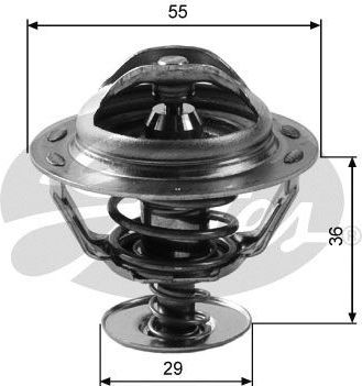 Термостат Gates для Peugeot 806 I 1995-2002. Артикул TH12283G2