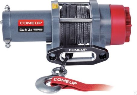 Лебёдка электрическая 12V COMEUP Cub 3S 3000 lbs 1363 кг (синтетический трос). Артикул 129310