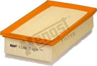 Воздушный фильтр Hengst. Артикул E1160L
