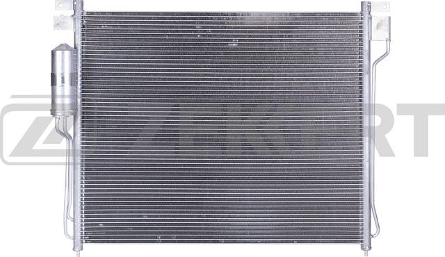 Радиатор кондиционера (конденсатор) Zekkert (алюминий) для Nissan Navara D40 2005-2015. Артикул MK-3166