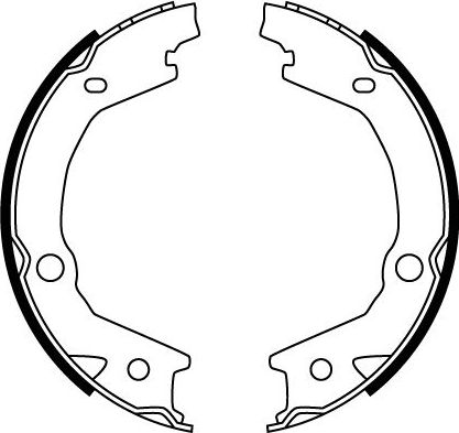 Тормозные колодки (стояночная тормозная система) TRW. Артикул GS8747
