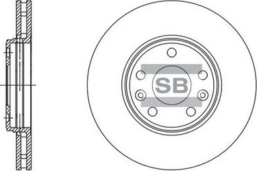 Тормозной диск Sangsin Hi-Q. Артикул SD3057