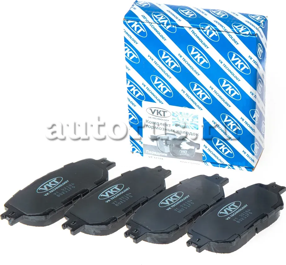 Колодки тормозные передние (VK Technology). Артикул VT32184