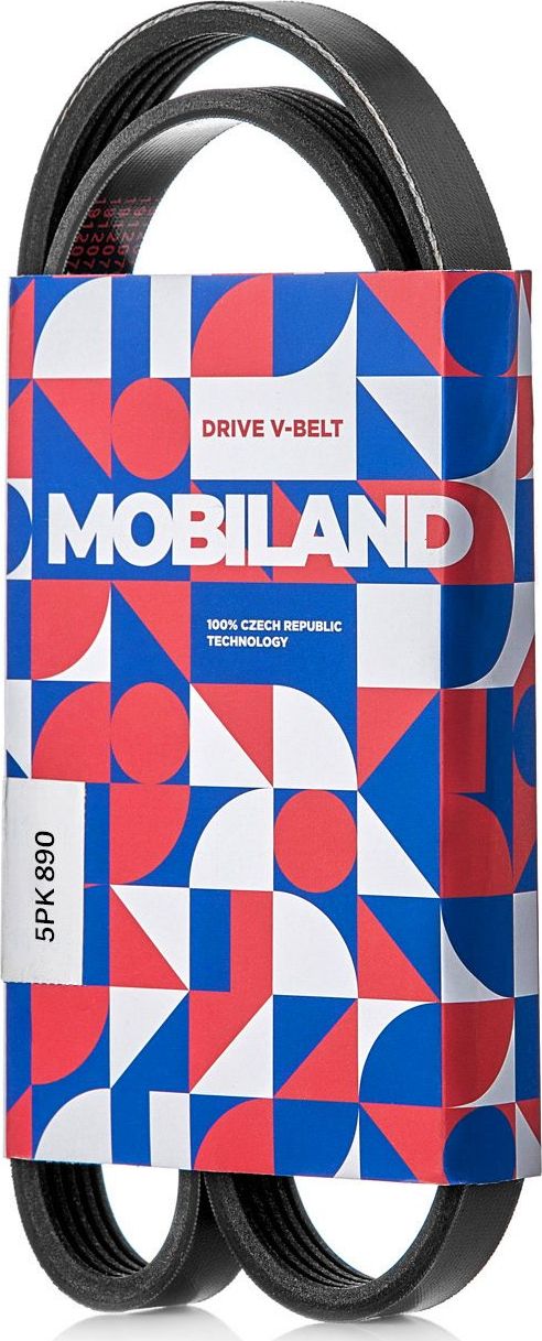 Приводной ремень поликлиновой Mobiland (EPDM (Этилен-пропиленовый каучук)). Артикул 501250890