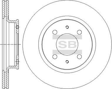 Тормозной диск Sangsin Hi-Q. Артикул SD1098