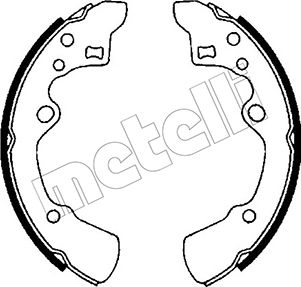 Тормозные колодки Metelli. Артикул 53-0205