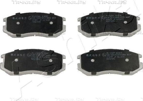 Тормозные колодки ASHIKA передние для Mitsubishi Lancer VI 1992-2003. Артикул 50-05-528
