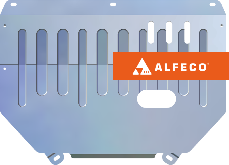 Защита алюминиевая Alfeco для картера Audi 90 1986-1994. Артикул ALF.30.15 AL4