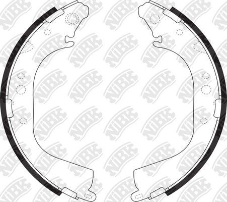 Тормозные колодки NiBK. Артикул FN2305