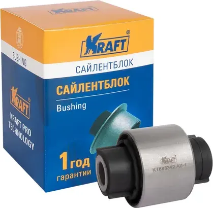 Сайлентблок реактивной тяги (Kraft). Артикул KT883342