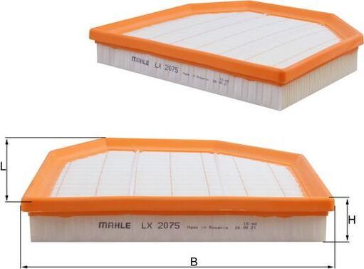 Воздушный фильтр Mahle-Knecht. Артикул LX 2075