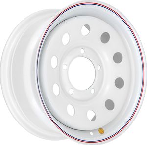 Колёсный диск OFF-ROAD Wheels усиленный стальной белый 5x139,7 7xR16 ET+30 для УАЗ Patriot 2005-2025. Артикул 1670-53910WH+30X