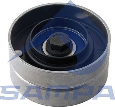 Натяжной ролик (натяжитель) приводного поликлинового ремня Sampa. Артикул 080.428