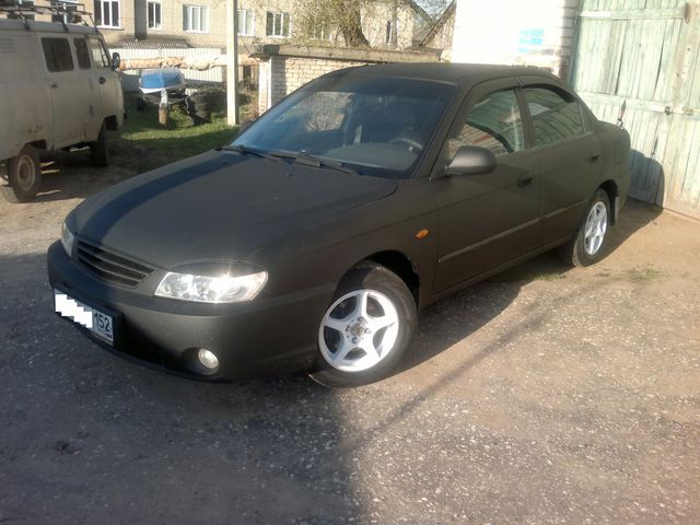 Дефлекторы Cobra Tuning для окон Kia Shuma II 2001-2004. Артикул K11405