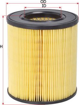 Воздушный фильтр Sakura. Артикул A-31050