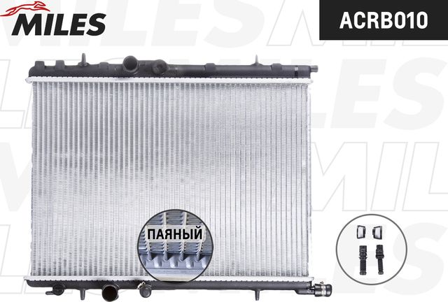 Радиатор охлаждения двигателя Miles (алюминий). Артикул ACRB010