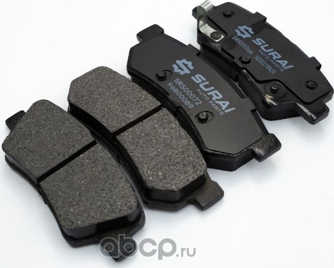 Колодки торм. для а/м Hyundai Solaris (10-)/Kia Rio (10-) зад. диск. (SRS 00066) (Surai) Surai. Артикул SRS00066