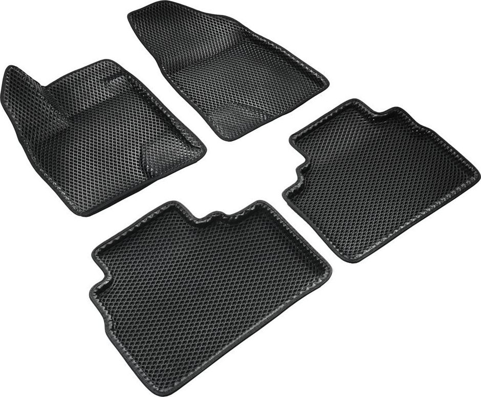 Коврики Seintex 3D EVA ромб для салона Haval F7 II 2WD 2024-2026 Черные. Артикул 317752